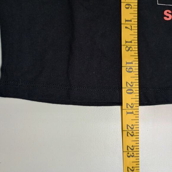 NSYNC Women Band Graphic Crop Cotton T-Shirt Black - Picture 4 of 5